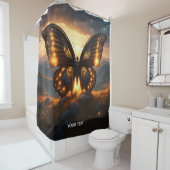 Rideaux De Douche Papillon inspiré par un feu mou Imaginaire (En situation)
