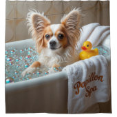 Rideaux De Douche Papillon Sleepy Mignonne Drôle (Devant)