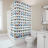 Rideaux De Douche Papillons (En situation)