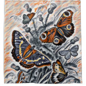 Rideaux De Douche Papillons (Devant)