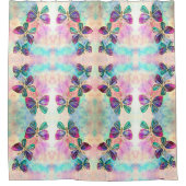 Rideaux De Douche Papillons colorés mignons - (Devant)