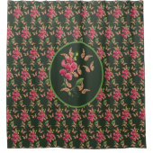 Rideaux De Douche Papillons Et Fleur De Pois Doux (Devant)
