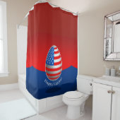Rideaux De Douche Pâques américaines (En situation)