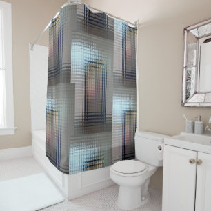Rideaux De Douche Par les portes en verre