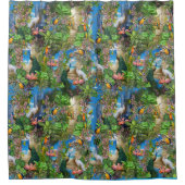 Rideaux De Douche Paradis de l'observation des oiseaux (Devant)