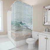 Rideaux De Douche Paradis des surfeurs #3 #surf #wall #art (En situation)