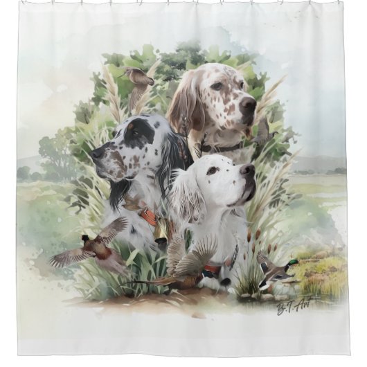 Rideaux De Douche Paramètres anglais (Devant)