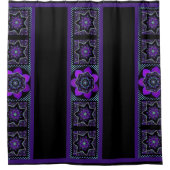 Rideaux De Douche Parapluie violet & coeurs .7 (Devant)