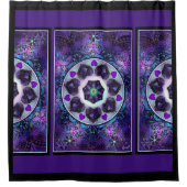 Rideaux De Douche Parapluie violet & coeurs .7 (Devant)