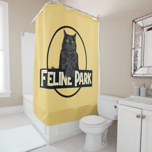 Rideaux De Douche Parc Feline (En situation)