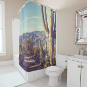 Rideaux De Douche Parc national du Saguaro, représentation pittoresq (En situation)