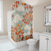 Rideaux De Douche Parfum automnal (En situation)