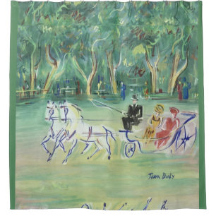 RIDEAUX DE DOUCHE PARIS AU BOIS DE BOULOGNE