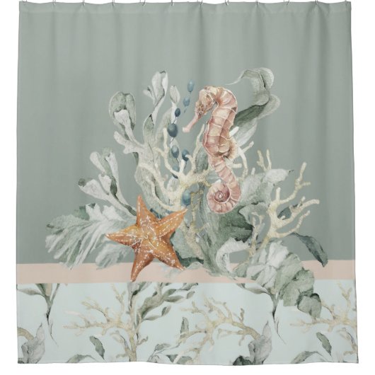 Rideaux De Douche Parmi les algues (Devant)