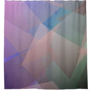 Rideaux De Douche Particules volantes Abstraites Formes géométriqu