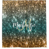 Rideaux De Douche Parties scintillant colorée (Devant)