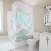 Rideaux De Douche Parties scintillant d'aquarelle Les traînées de si (En situation)