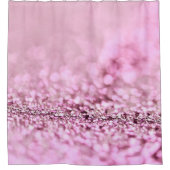 Rideaux De Douche Parties scintillant en or rose rose brillant (Devant)