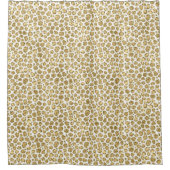 Rideaux De Douche Parties scintillant Gold Glitz Leopard (Devant)