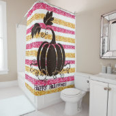 Rideaux De Douche Parties scintillant Halloween heureux (En situation)