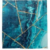 Rideaux De Douche Parties scintillant intérieure de luxe en marbre (Devant)