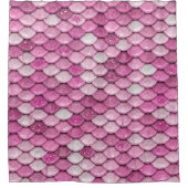 Rideaux De Douche Parties scintillant rose Iridescente Éclairage de  (Devant)