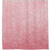 Rideaux De Douche parties scintillant rose-or (Devant)