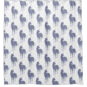 Rideaux De Douche Parties scintillant Unicorne violette (Devant)