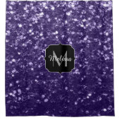 Rideaux De Douche Parties scintillant violet foncé ultra violet scin (Devant)