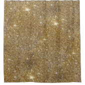 Rideaux De Douche Parties scintillantes de luxe d'or - image (Devant)