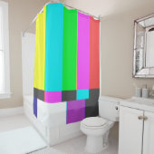 Rideaux De Douche pas d'écran TV signal avec bruit (En situation)