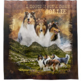 Rideaux De Douche Pas une maison avec Collie, Portrait & Scène, Pays (Devant)