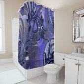 Rideaux De Douche Passion violette (En situation)