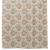 Rideaux De Douche Pastel Bloom Curtain –Shabby Chic Bathroom Accent (Devant)