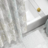 Rideaux De Douche Pastel Dot Motif gris beige bleu blanc