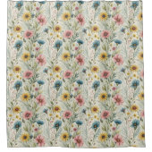 Rideaux De Douche Pastel Garden Curtain Anniversary Gift for Two (Devant)