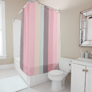 Rideaux De Douche Pastel Stripes
