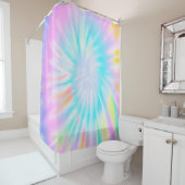 Rideaux De Douche Pastel Tie Dye (En situation)