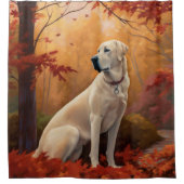 Rideaux De Douche Pasteur anatolien en automne Feuilles automne Insp (Devant)