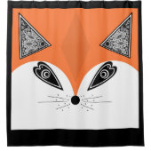 Rideaux De Douche Patchwork Fox, applique Fox, Fox, enfants (Devant)
