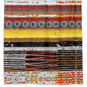 Rideaux De Douche Patina rustique Afrocentrique (Devant)