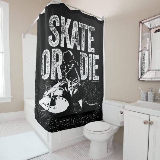 Rideaux De Douche Patinage Ou Mort (Hockey) (En situation)