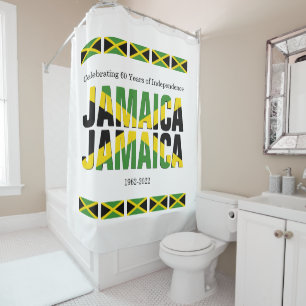 Rideaux De Douche Patriotique JAMAICA JAMAICA