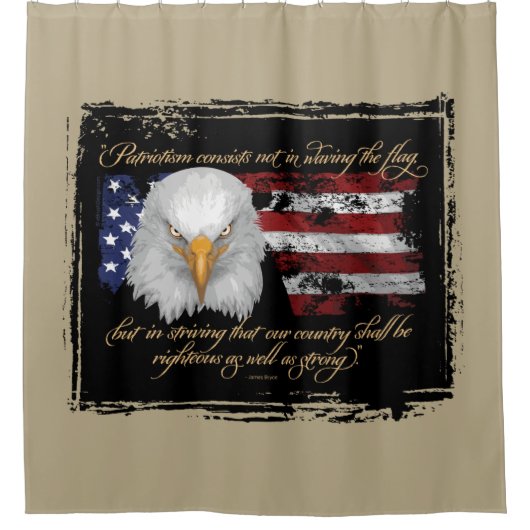 Rideaux De Douche Patriotisme juste (Devant)