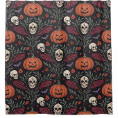 Rideaux De Douche Pattern d'Halloween (Devant)
