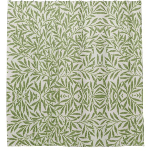 Rideaux De Douche Pattern of green leafy branches  (Devant)