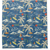 Rideaux De Douche Patters tropicaux (Devant)