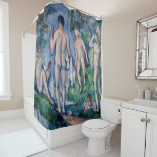 Rideaux De Douche Paul Cezanne - Groupe de Baigneurs
