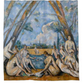 Rideaux De Douche Paul Cezanne - Les Grandes Baignoires (Devant)