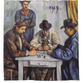 Rideaux De Douche Paul Cezanne - Les Joueurs De Cartes (Devant)